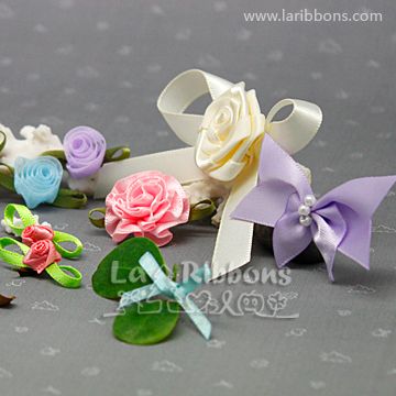 Ribbon Bows & Rose